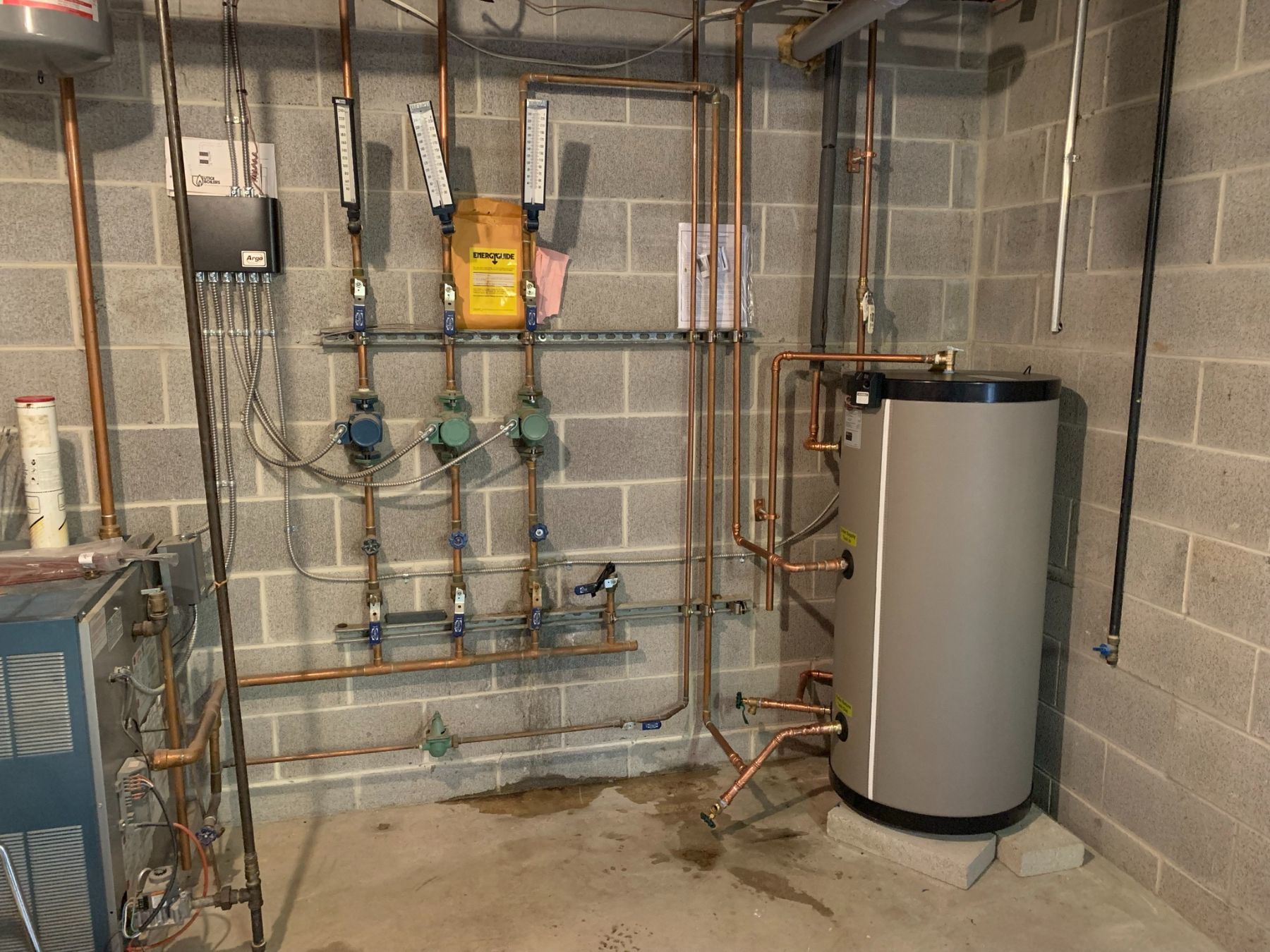 Electric Boiler and Cylinder Installed - APG Domestic Services